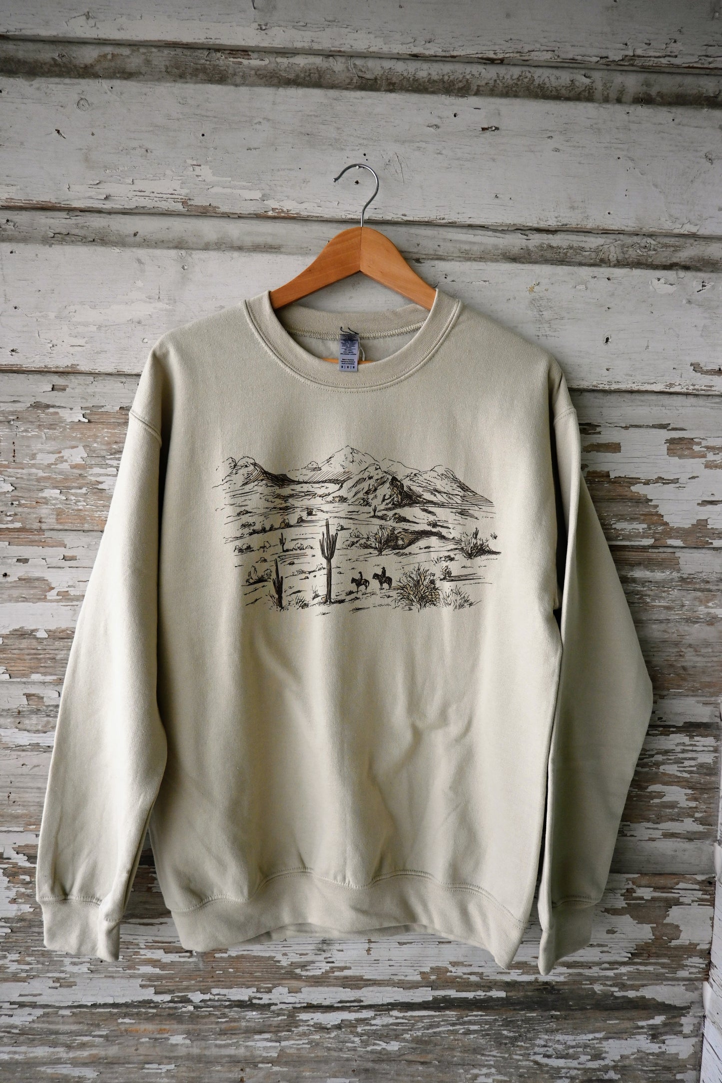 GINA DESERT WESTERN CREWNECK