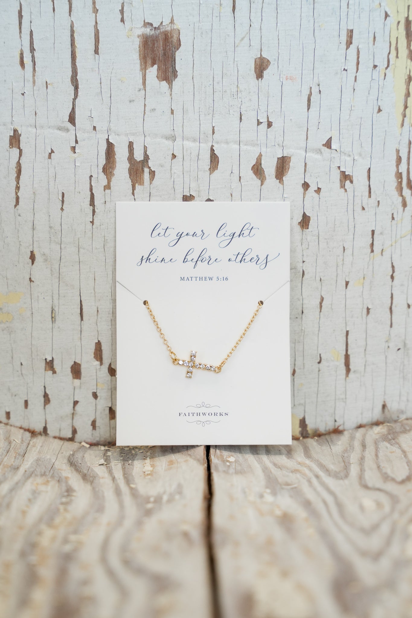 SIDE LAYING CROSS DIAMOND JEWELRY