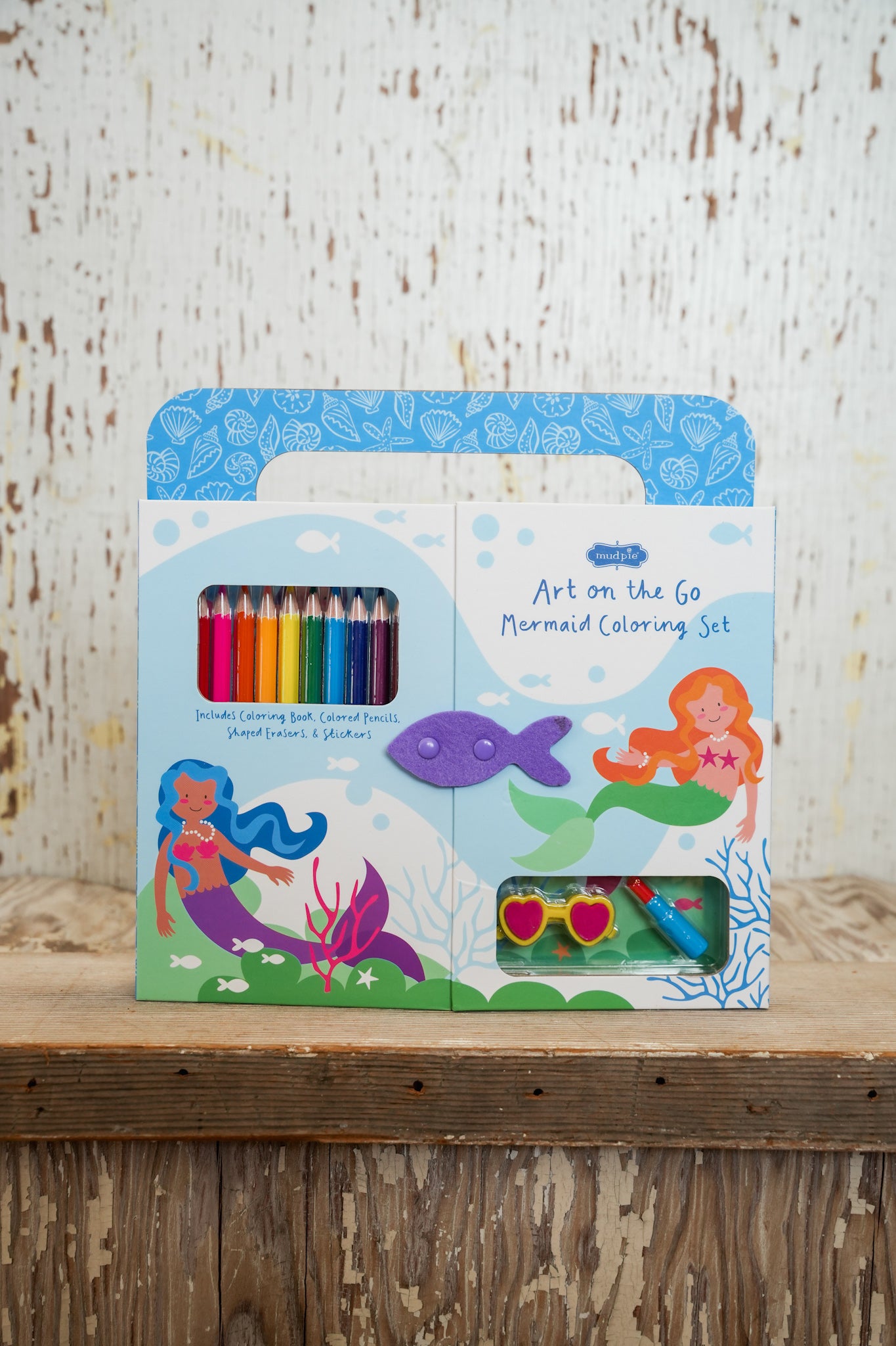 MERMAID ART ON THE GO COLORING SET