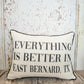 EVERYTHING IS BETTER IN EB PILLOW