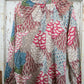 BROWN MIX FEATHER BLOUSE