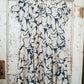 CREAM W/ NAVY DRESS