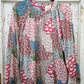 BROWN MIX FEATHER BLOUSE