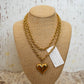 XL WRAP AROUND HEART NECKLACE