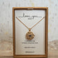 LOVE YOU LOCKET NECKLACE | GOLD