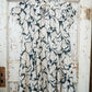 CREAM W/ NAVY DRESS