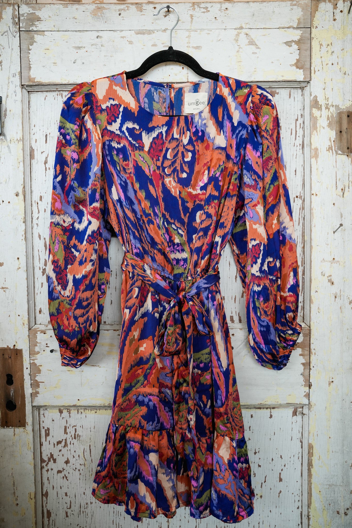 SAPPHIRE MIX LONG SLEEVE DRESS