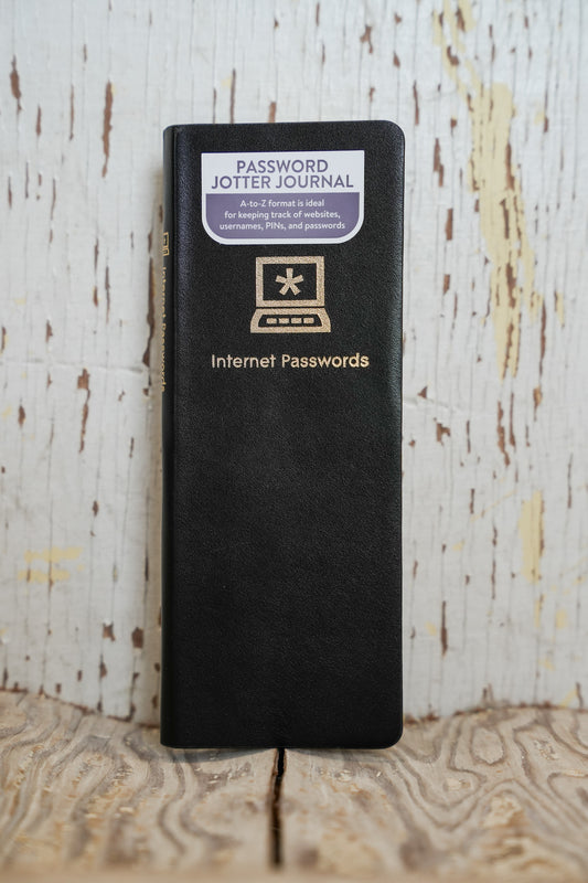 BLACK PASSWORD JOURNAL