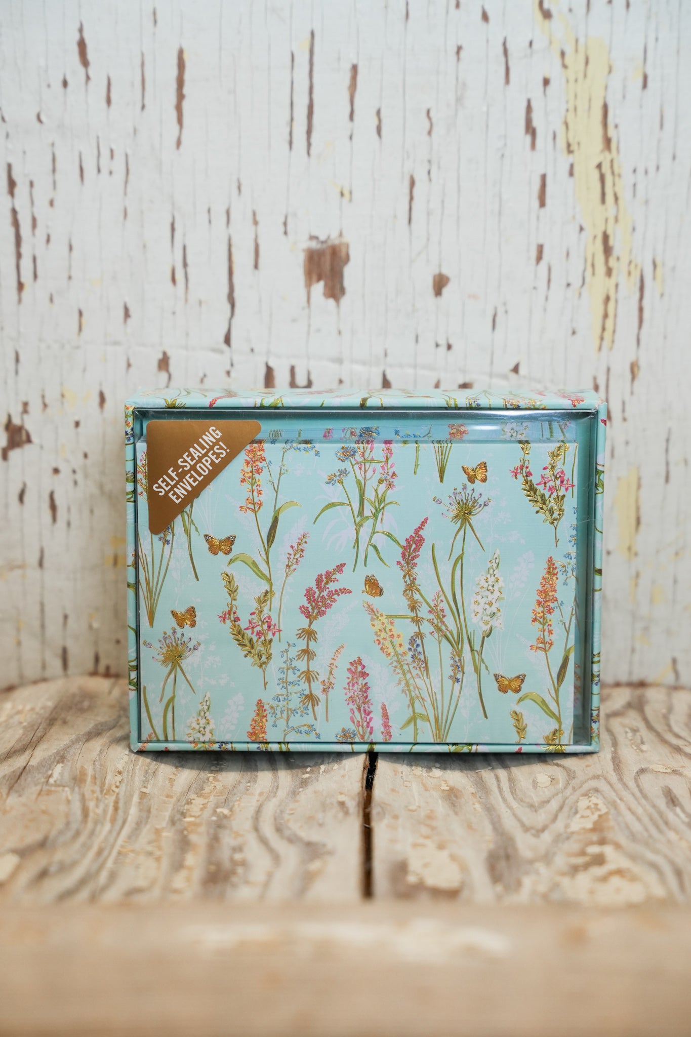 BLOOMS AND BUTTERFLIES NOTE CARDS