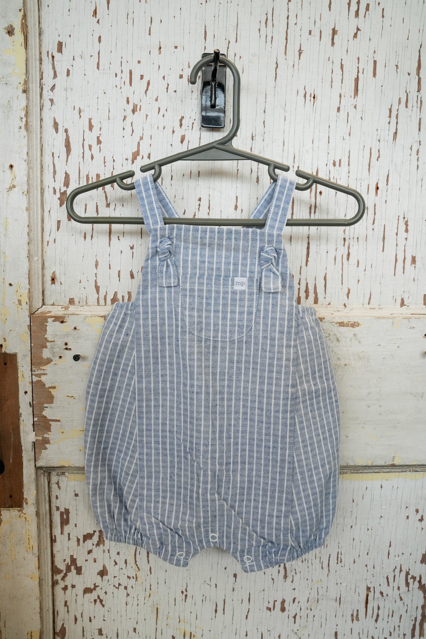 BLUE STRIPED ROMPER