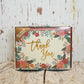 FLORAL FRAME THANK YOU NOTES