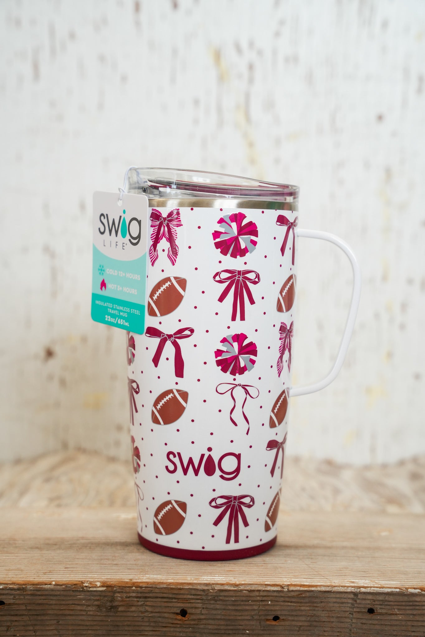 MAROON TRAVEL CUP 22 OZ